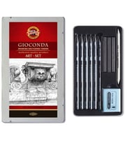 Koh-i Noor Gioconda Art Set 11 Parça Grafit Resim Seti Metal Kutu 