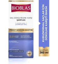 Bioblas Procyanidin & Biotin Dökülen Saçlar için Anti Stres Şampuanı 360 ml - Dökülme Karşıtı Şampuan