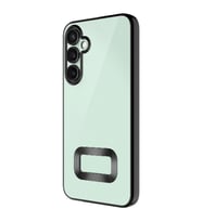 Samsung Galaxy S24 FE Uyumlu Kılıf Kamera Korumalı Logo Gösteren Zore Omega Kapak