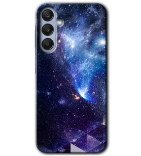Galaxy A25 Kılıf HD Desen Baskılı Kılıf - Galaksi