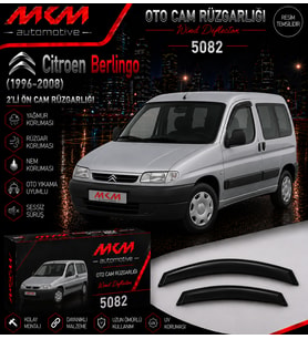 Citroen Berlingo (1996-2008) 2'li Ön Mugen Cam Rüzgarlığı