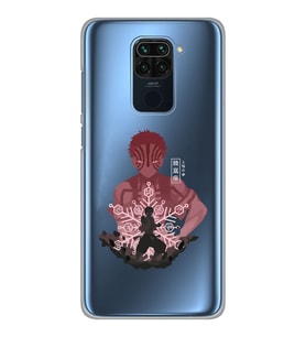 Xiaomi Redmi NOTE 9 Uyumlu Demon Slayer Tasarımlı Şeffaf Telefon Kılıfı
