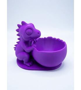 MYCRAFT3D Sevimli Dinozor Figürlü Popcorn Kasesi 3D Baskı - Ejderha Figürlü Mısır Gevreği Atıştırmalık Kabı