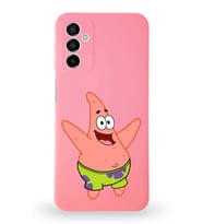 Samsung Galaxy M23 Uyumlu Lansman Kılıf Altı Kapalı İçi Kadife  Patrick Yıldız Tasarımlı  Kapak (Şeffaf)
