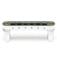Graph Tech PS-8863-C0 ResoMax NV2 String Saver Tune-O-Matic Köprü - 6mm Krom (Profesyonel) 6mm Büyük Post Uyumu, Hafif ResoMax Alaşımı ve Artırılmış Sustain Performansı