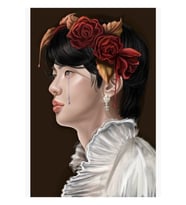 Prens Seokjin_ Dijital Sanat Tablo Ahşap Poster Dekoratif Kod1298