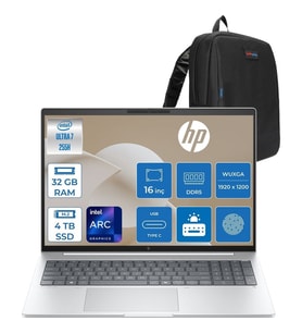 HP Elitebook 8 G1I Intel® Core Ultra 7 255H 32GB Ddr5 4tb SSD Intel® Arc™ 140T 16" Wuxga (1920X1200) IPS 300NIT Freedos Taşınabilir Bilgisayar AD3T0ETF10+ZETTAÇANTA