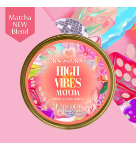 High Vibes Only Güllü Şeftalili Matcha