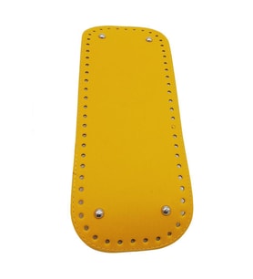 Angel Çanta Aksesuar Suni Deri Sarı Renk 32X12 cm Dikdörtgen Çanta Tabanı