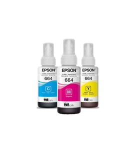 Epson 664 EcoTank L100 3 Renk Mürekkep Kartuşu