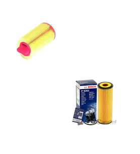 Bosch Filtre Bakım Seti Mercedes CLC 160 180 2008-2012 Benzinli Hava + Yağ filtre