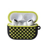 Pilelistore   Airpods Pro 2 (2.nesil) Spor Delikli Kılıf - Siyah-Sarı
