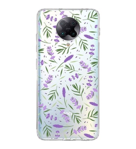 PrintiFy Xiaomi Poco F2 Pro ile Uyumlu 1mm Slim Fit Water Color 3 Baskılı Şeffaf  Kılıf
