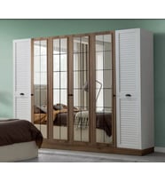 TİSAN MDF 6 KAPILI DOLAP  (Çok Renkli)