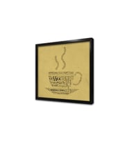 Dekoratif Soyut Çerçeveli Mdf Tablo