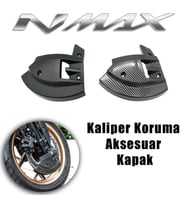 Nmax 125/155 2021-2024 Kaliper Disk Koruma Aksesuar Kapak Karbon Desen