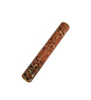 Ebru desenli kubur, fırça, kağıt , kalem saklama kutusu, süngerli silindir kutu, fırçalık-No:2 (Çok Renkli)