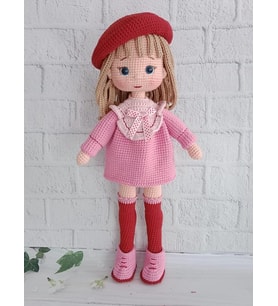 Lena Bebek Amigurumi Organik Oyuncak