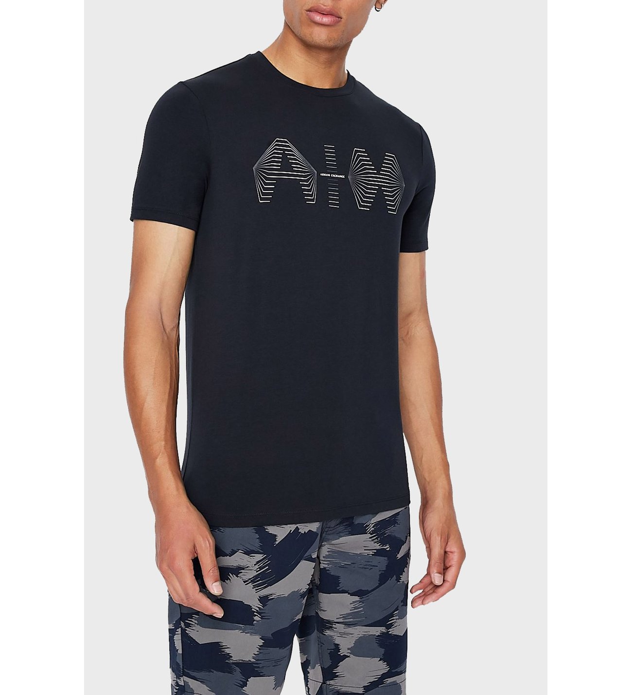 Armani Exchange Erkek Bisiklet Yaka Tişört 3LZTHK JZE6Z U007371