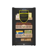 Quantoro QCC-10 Elektronik Nemlendirme & Soğutmalı Siyah Puro Dolabı
