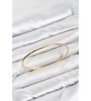 CM Gold Renk Lazer Kesim Model 65 mm Bilezik TJ-BB8617