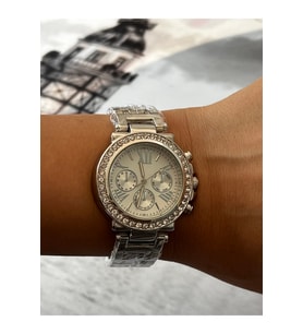 Bayan Vintage Model Zirkon Taşlı Çelik Analog Kol Saati