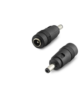 Dc Jack Dönüştürücü 5.5X2.5 Mm Soket 4.0X1.35 Mm Fiş 10 Adetli Paket Siyah HDX1315