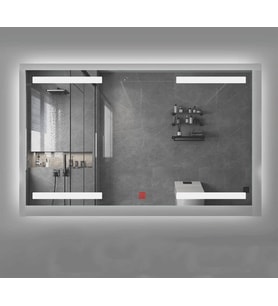 (h)70x120 cm Buğu Çözücülü Kumlamalı Banyo Aynası