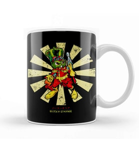 Bucky O'Hare Retro Japanese Kupa Bardak Porselen