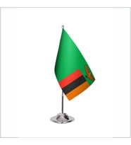 Zambiya Tekli Masa Bayrağı