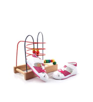 Şirin Bebe 3811 Ortopedik Taban Kız Çocuk Yazlık Ayakkabı Sandalet (Fuşya)