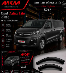 Opel Zafira Life (2019>) 2'li Ön Mugen Cam Rüzgarlığı