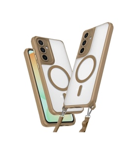 Samsung Galaxy S23 Fe Kılıf Enka Magsafe Silikon Kılıf - Desert