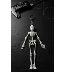 3D Baskı PLA İskelet Anahtarlık (Standart)