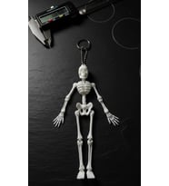 3D Baskı PLA İskelet Anahtarlık (Standart)