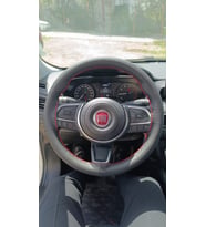 DİKİŞLİ DİREKSİYON KILIFI NOKTALI DERİ KIRMIZI DİKİŞLİ F.IAT EGEA EGEA CROSS İÇİN