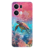 Oppo Reno 13 Pro Kılıf Boutique Baskılı Resimli Kaplumbağa Pcode -065