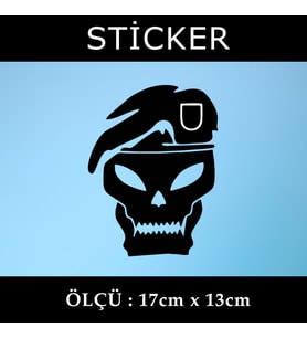 asker etiket sticker - 2 adet çıkartma araba motosiklet kask atv tablet pc buzdolabı otomobil bilgisayar uyumlu