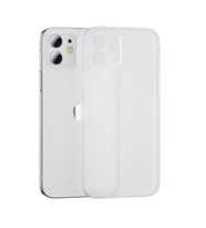 Vendas Apple iPhone 12 Mini Kılıf Zore 1.Kalite PP Silikon (Beyaz)