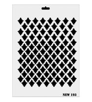 Rich New Seri N-193 Stencil 35x25 cm