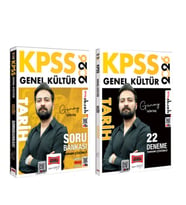 Yargı Yayınları 2026 KPSS Genel Kültür Tarih Tamamı Çözümlü Soru Bankası ve Deneme Seti 2 Kitap