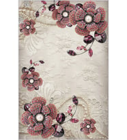 Eliana Home Baskılı, Yıkanabilir Kaymaz Taban Salon Halısı LNA1848-SM252 100x150 cm (Bej)