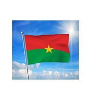 Burkina Faso Bayrağı Premium Raşel Kumaş 100x150 cm