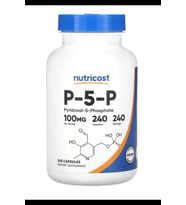 Nutricost P-5-P, 100 mg, 240 Capsules.TR YETKİLİ SATICISI 3839 (Renksiz)