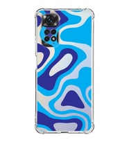Xiaomi Redmi Note 11 Kamera ve Köşe Korumalı  Antishock Kapak Renkli Desen Tasarımlı Şeffaf Kılıf
