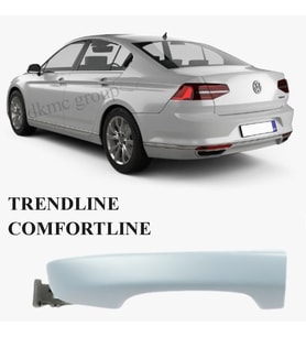 PASSAT B8 SEDAN 2015-2018 MODEL ARASI UYUMLU ARKA SOL SÜRÜCÜ ARKASI DIŞ KAPI KOLU ASTARLI