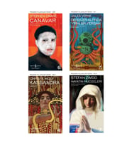 Canavar + Denizler Altında Yirmi Bin Fersah + Kassandra + Hayatın Mucizeleri- 4 Kitap Set