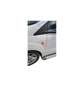 Ford Tourneo Courier Krom Uyumlu Sinyal Çerçevesi 2 Parça 2014-2018 Arası Paslanmaz Çelik (Gümüş)