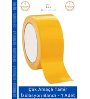 Yeni Süper Güçlü Su Geçirmez Sızdırmaz Sarı Renk Çok Amaçlı Tamir İzolasyon Bandı 48mm x 10m 1 Adet