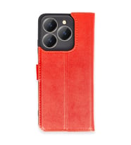 Realme C63 Kılıf Trend S Plus Kapaklı Kılıf - Kırmızı